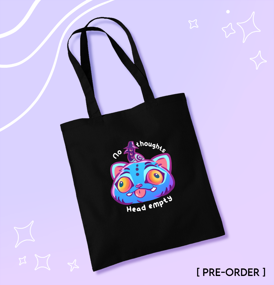 "No Thoughts Head Empty" - Derpy Tote Bag