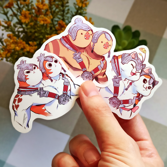 Cursed Siblings Stickers