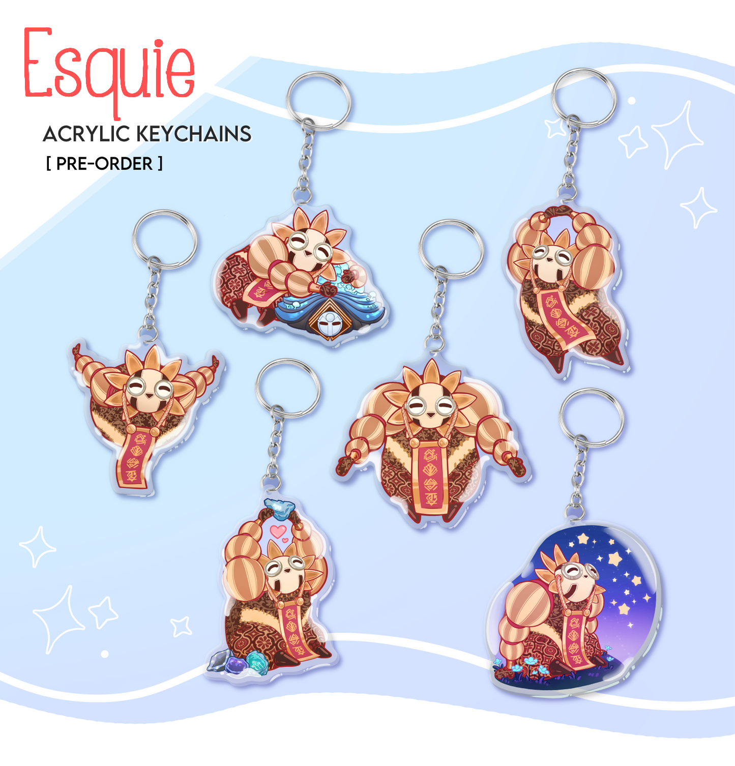 Esquie Keychains