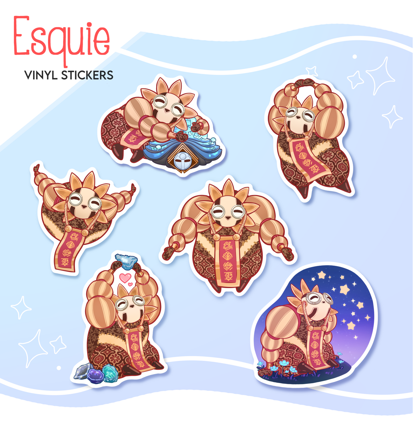 Esquie Stickers