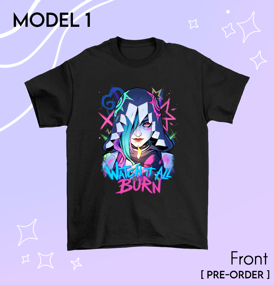 "Watch it All Burn" Jinx T-Shirt [2 Models]