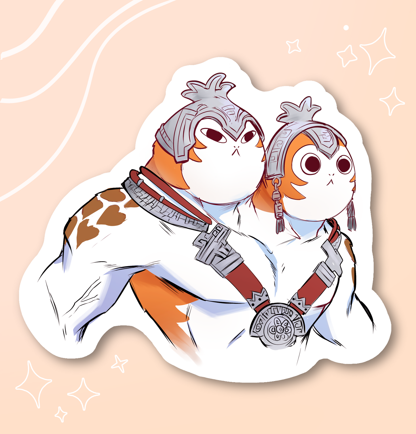 Cursed Siblings Stickers