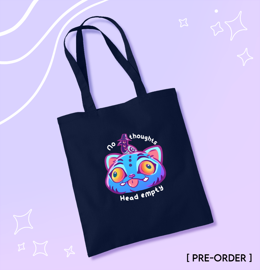 "No Thoughts Head Empty" - Derpy Tote Bag