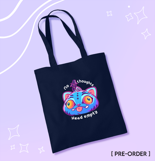 "No Thoughts Head Empty" - Derpy Tote Bag