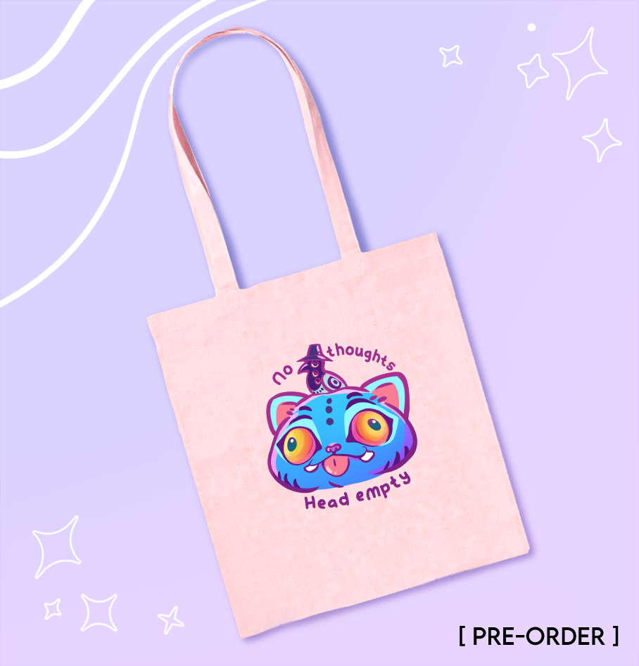"No Thoughts Head Empty" - Derpy Tote Bag