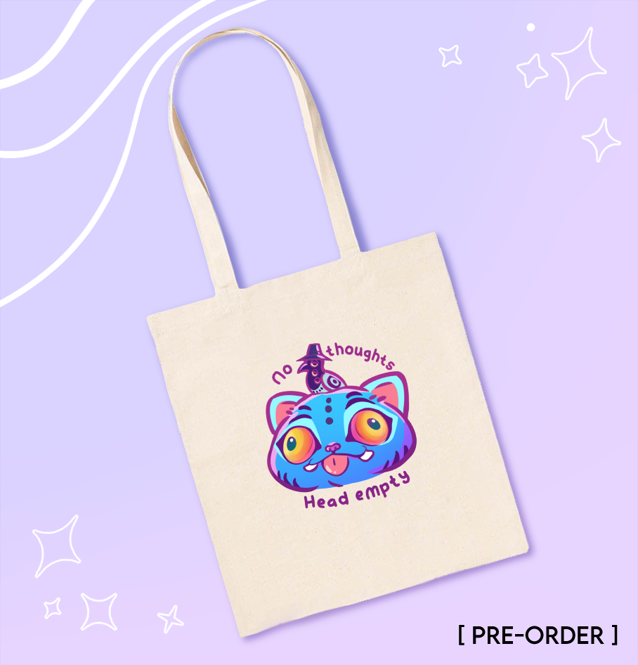 "No Thoughts Head Empty" - Derpy Tote Bag