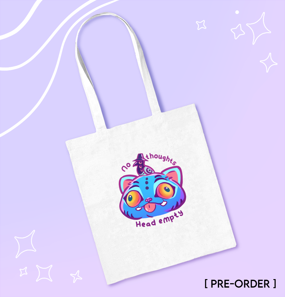 "No Thoughts Head Empty" - Derpy Tote Bag