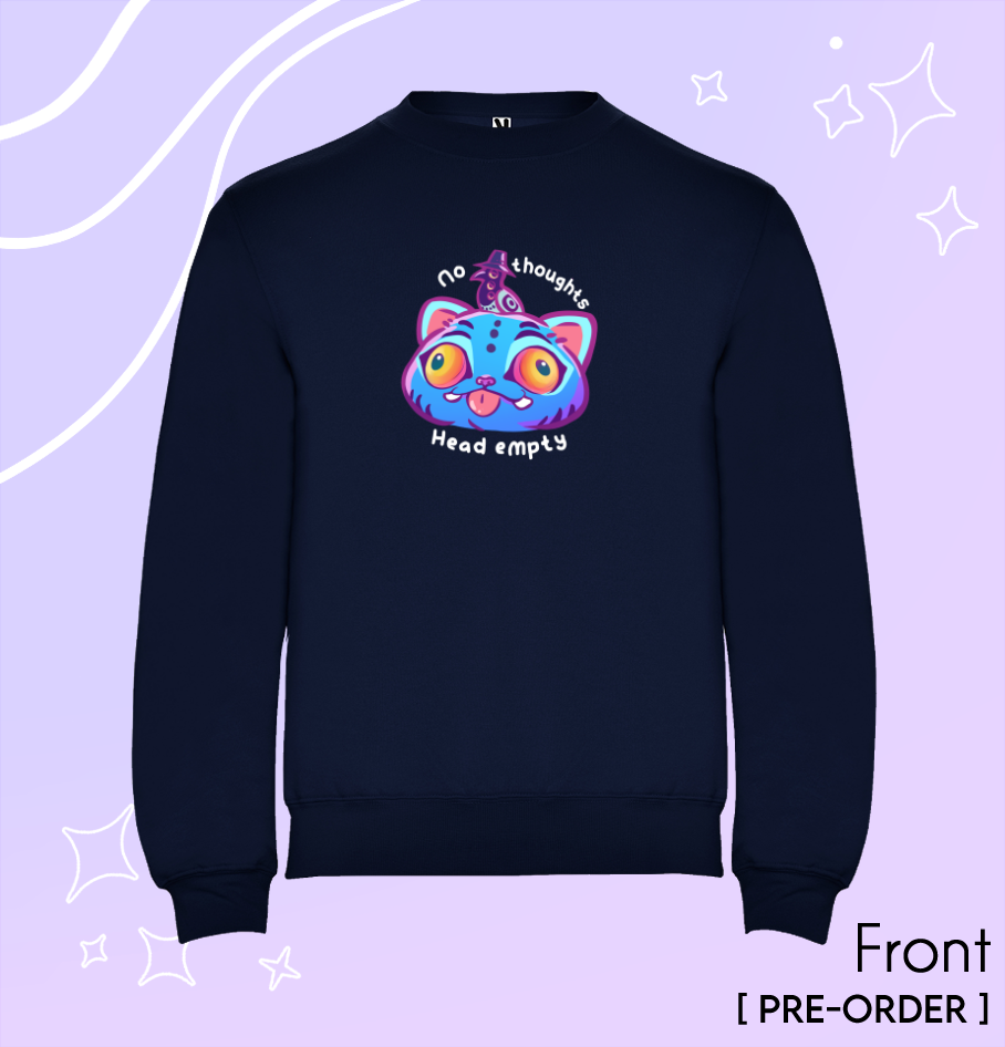 "No Thoughts Head Empty" - Derpy Sweatshirt