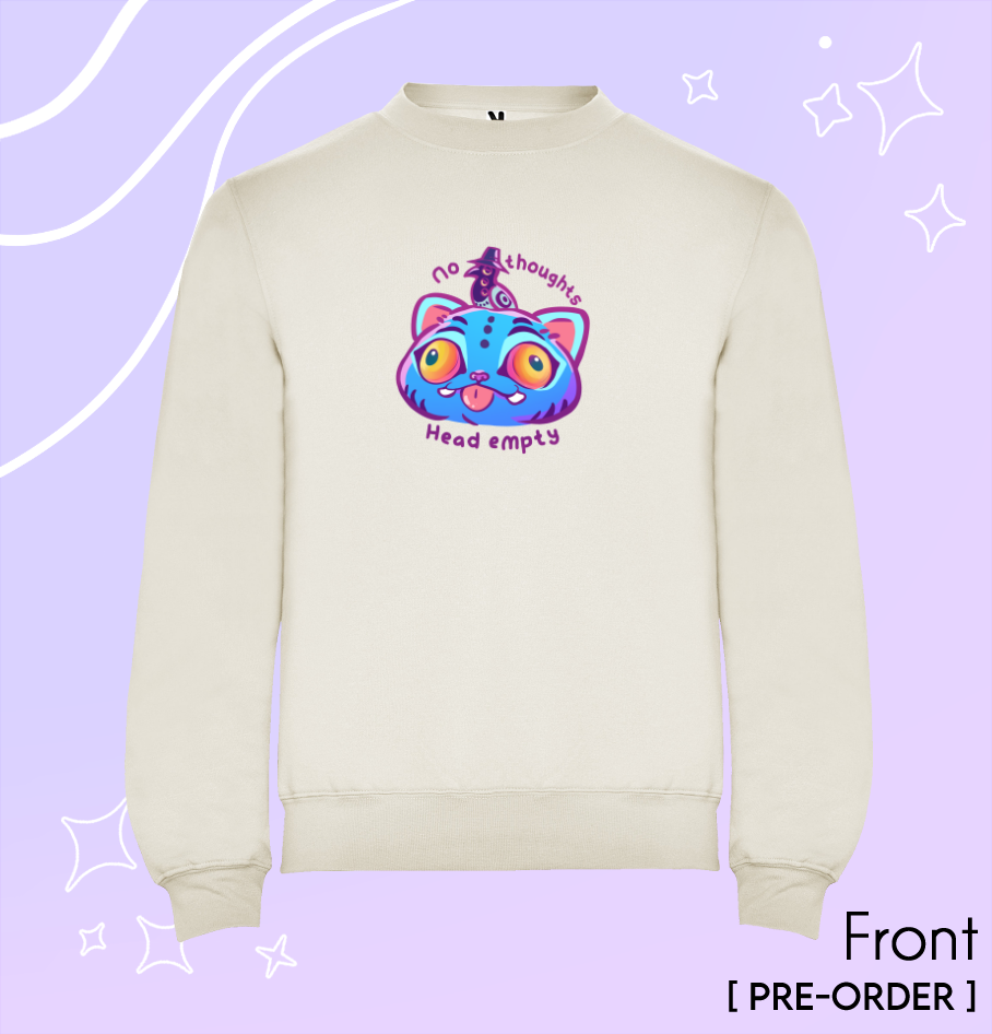 "No Thoughts Head Empty" - Derpy Sweatshirt