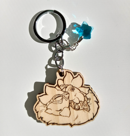 Alpha & Omega Keychain