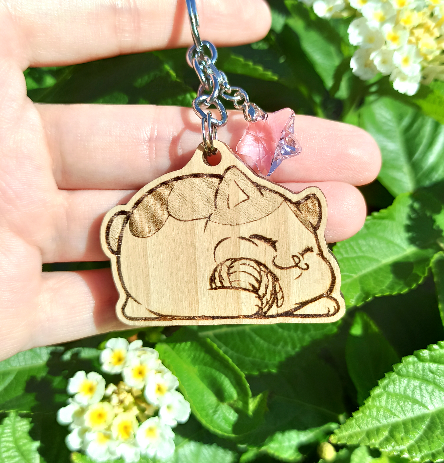 Fat Cat Keychain