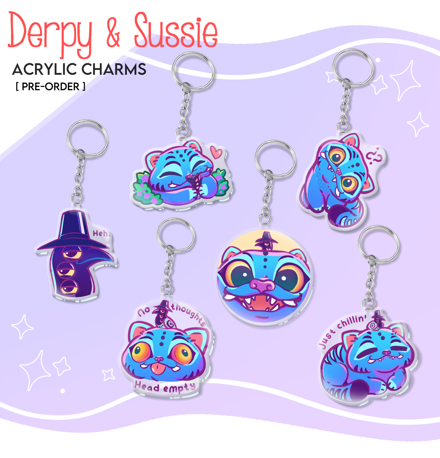 Derpy & Sussie Keychains