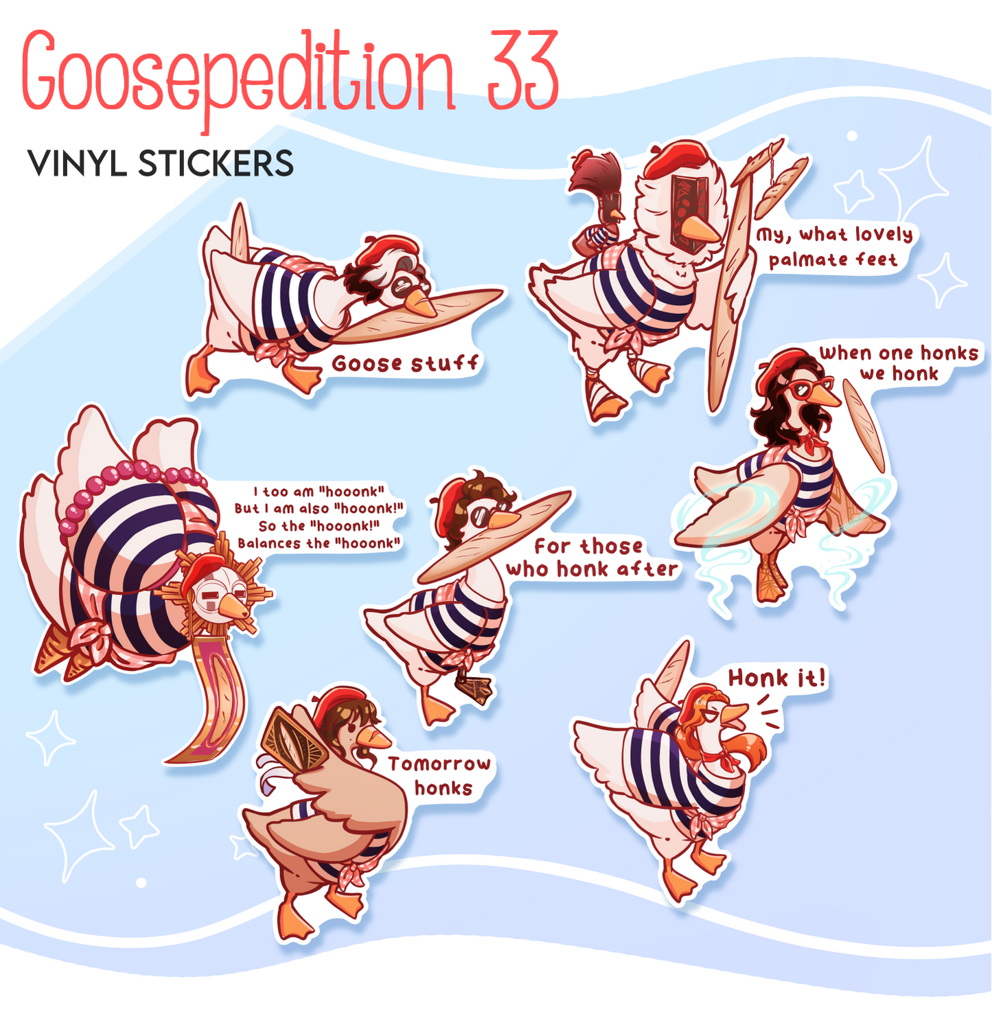 Goosepedition 33 Stickers
