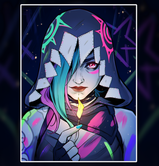 "Watch it all burn" Jinx Print