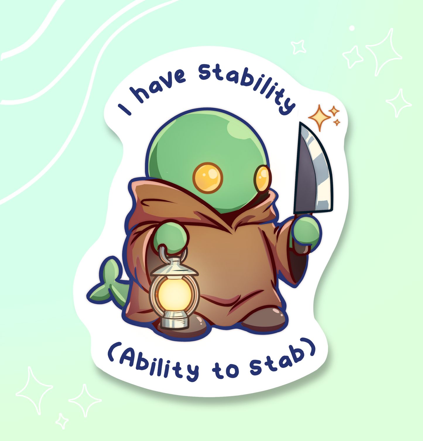 "I Have Stability" Tonberry Sticker